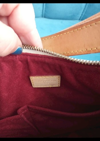 Renkli Baskılı Deri Kadın Çanta - Görsel 2