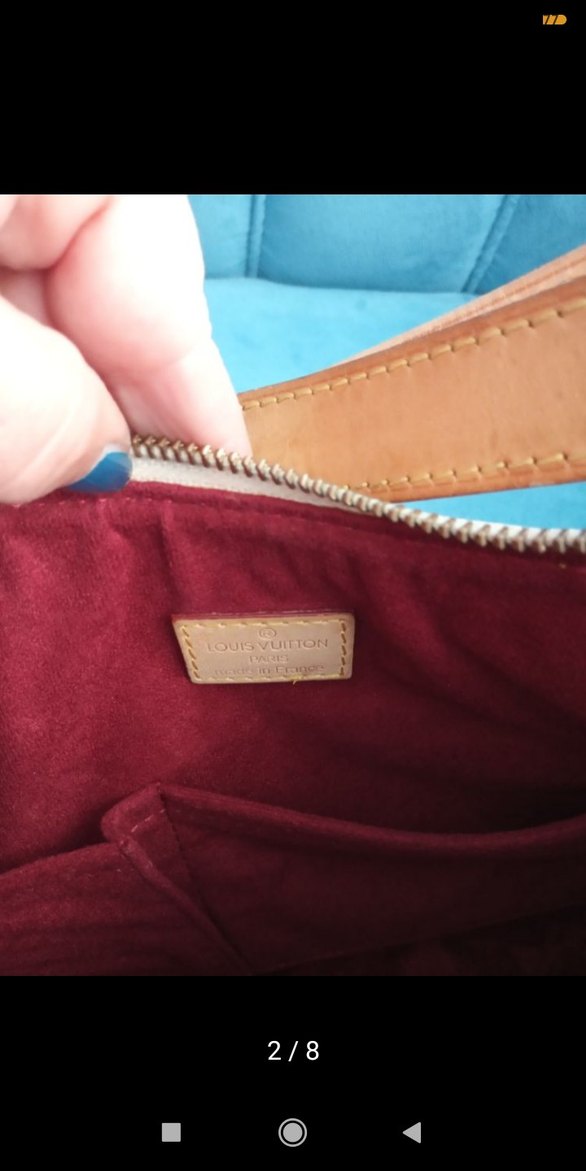 Renkli Baskılı Deri Kadın Çanta - Görsel 2