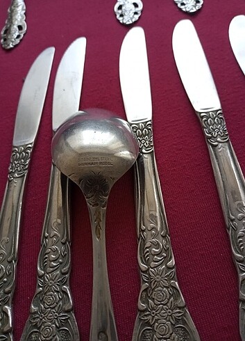 Vintage German çatal kaşık bıçak - Görsel 4