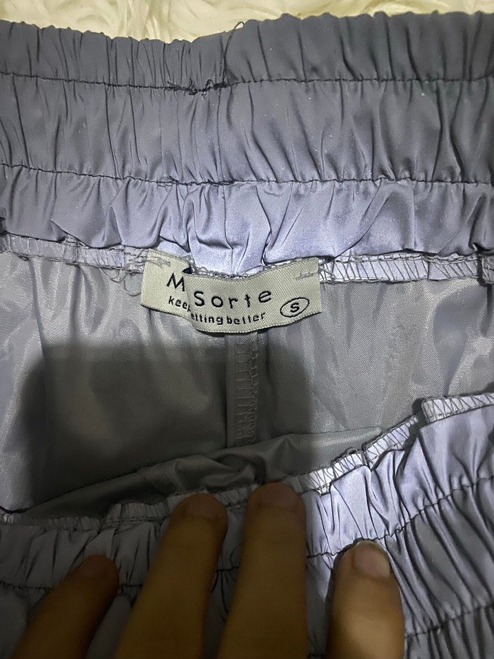 parlak mini spor şort - Görsel 4