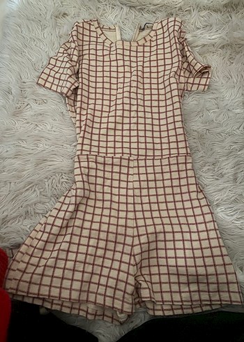 zara şortlu tulum - Görsel 4