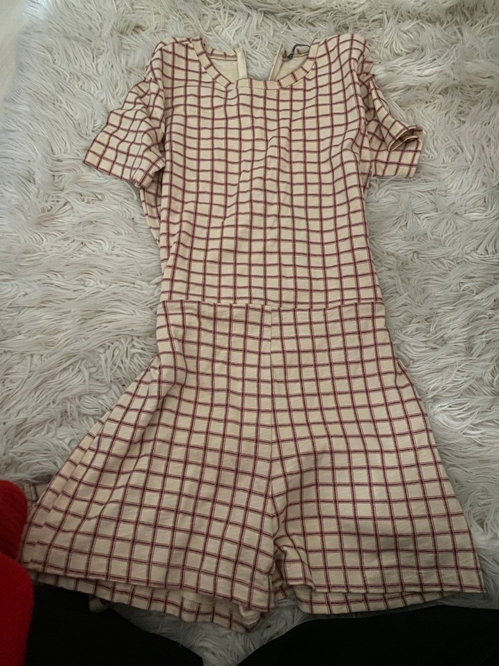 zara şortlu tulum - Görsel 4