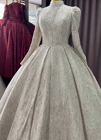 Setri nur Tesettür gelinlik - Görsel 10