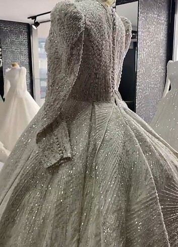 Setri nur Tesettür gelinlik - Görsel 11