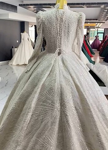 Setri nur Tesettür gelinlik - Görsel 16