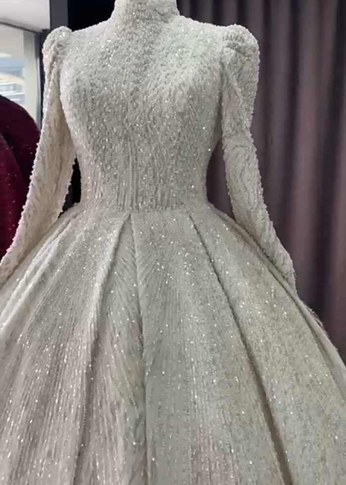 Setri nur Tesettür gelinlik - Görsel 2