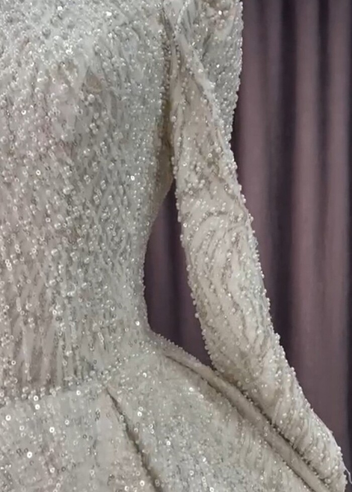 Setri nur Tesettür gelinlik - Görsel 3