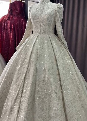 Setri nur tesettür gelinlik - Görsel 7