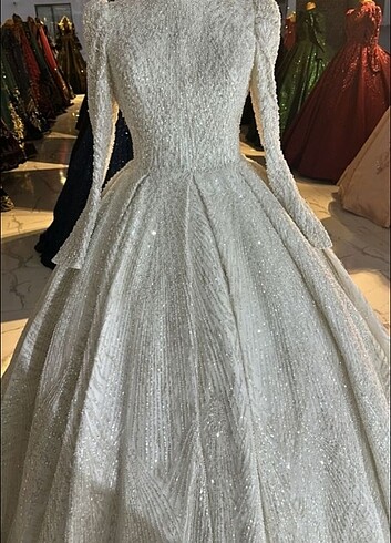 Setri nur tesettür gelinlik - Görsel 9