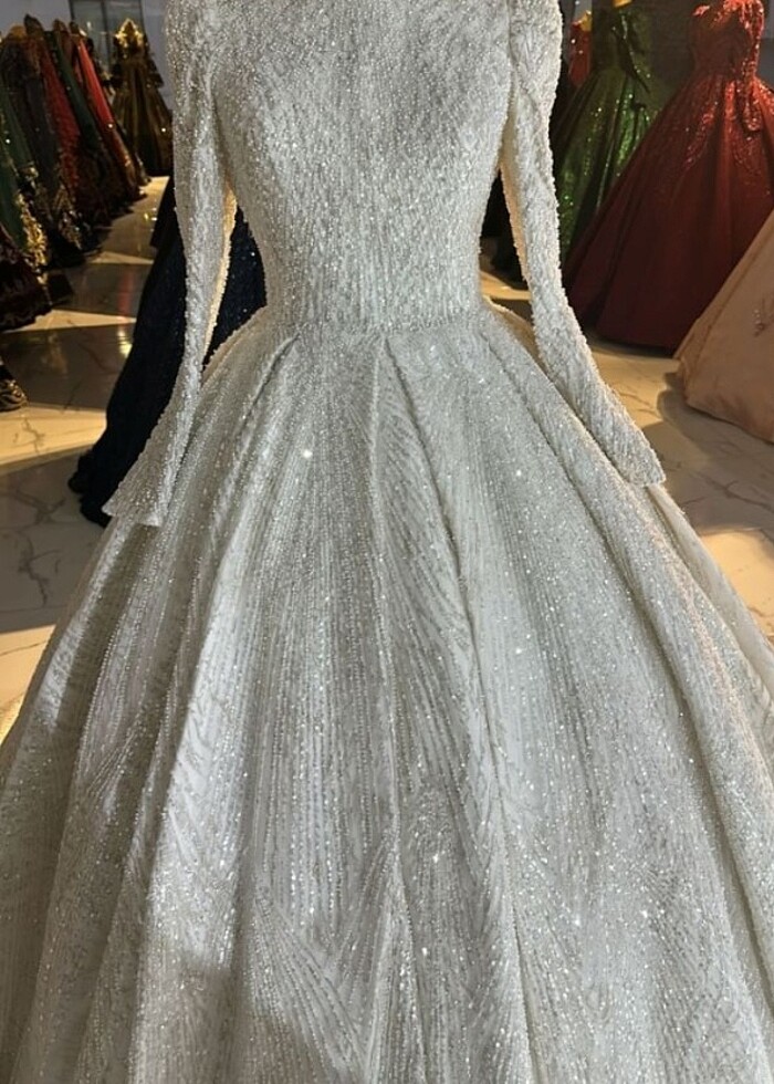 Setri nur tesettür gelinlik - Görsel 5