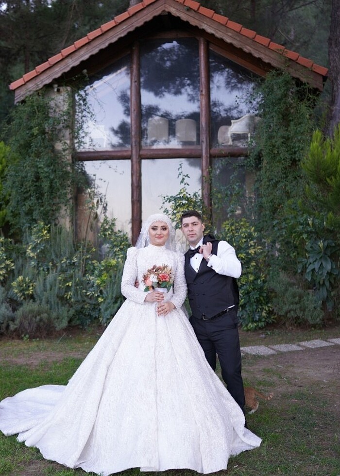 Setri nur tesettür gelinlik - Görsel 2