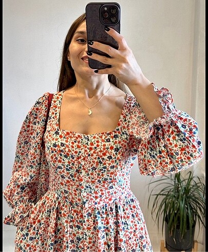 Midi boy romantik elbise