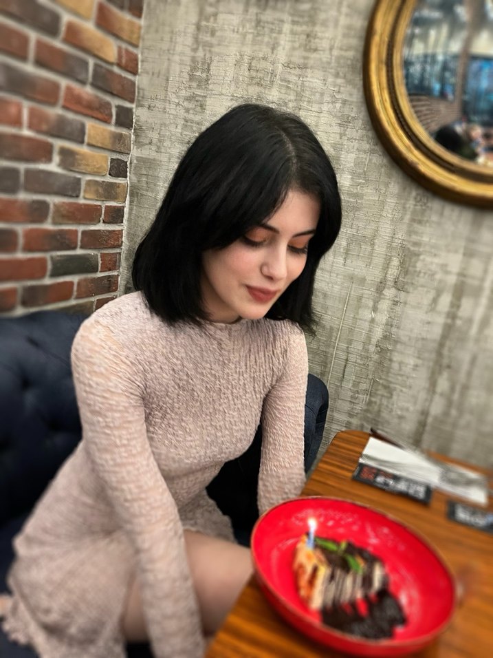 Pembe Yüksek Yakalı Drapeli Midi Elbise - Görsel 2