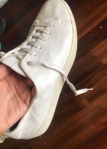 39 Beden beyaz Renk Beyaz Minimalist Stiletto Topuklu Kadın Spor Ayakkabı