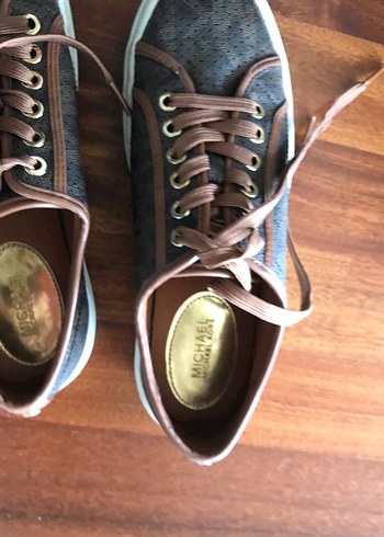 38 Beden Michael Kors Kahverengi Platform Topuklu Spor Ayakkabı