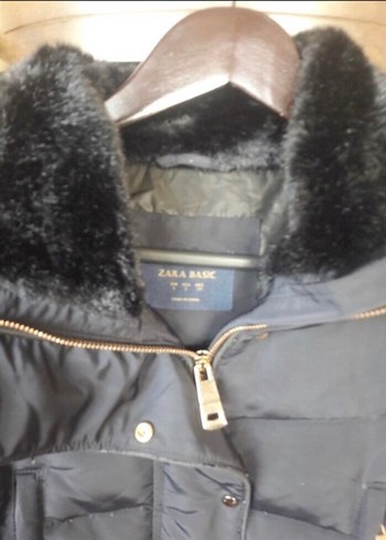 Siyah Kemerli Kadın Kışlık Mont - Görsel 2