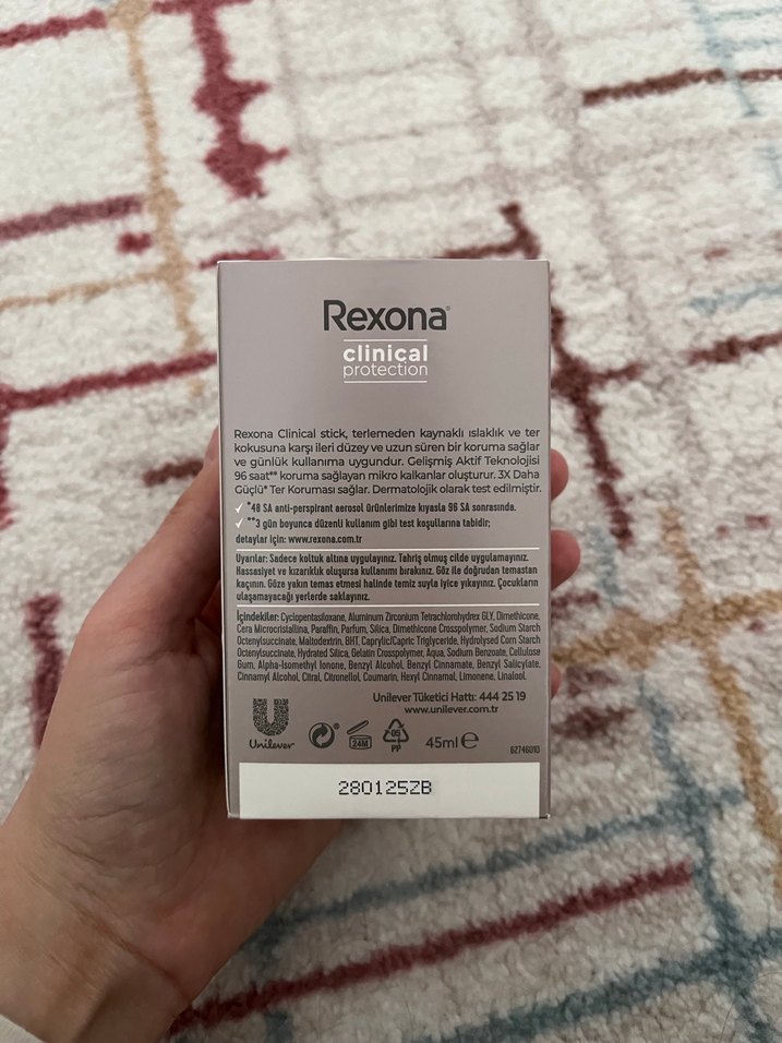 Rexona Clinical Protection Shower Clean Kadın Deodorant Roll-on - Görsel 3