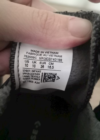 26 Beden siyah Renk All star çocuk ayakkabı