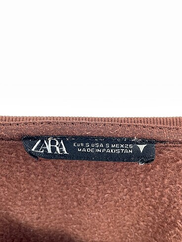 s Beden kahverengi Renk Zara Sweatshirt %70 İndirimli.