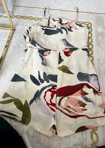 Bohem askılı Şort Tulum - Görsel 7