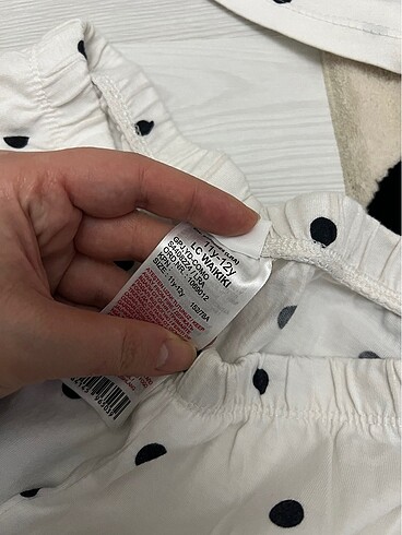 11-12 Yaş Beden Kız çocuk pijama takımı