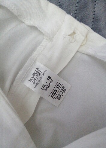 Marks & Spencer MARKS & SPENCER BEYAZ PANTOLON 
