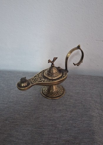 American Vintage Altın Renkli Vintage Dekoratif Lamba