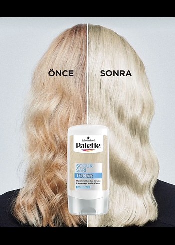 Beden Palette Soğuk Sarı Yarı Kalıcı Toner