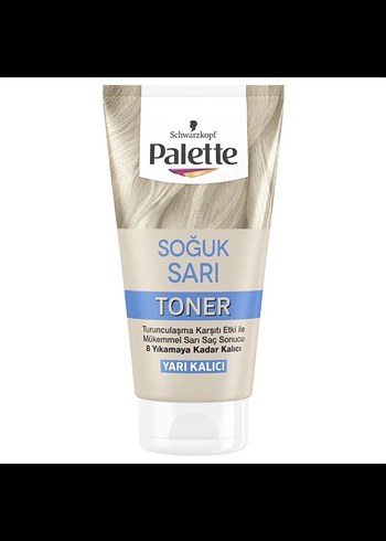 Palette Soğuk Sarı Yarı Kalıcı Toner