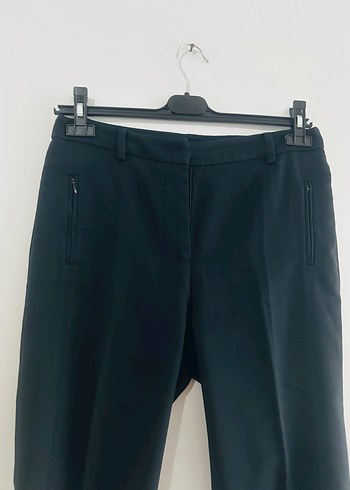 Lacivert Dar paça Kumaş Pantolon - Görsel 3