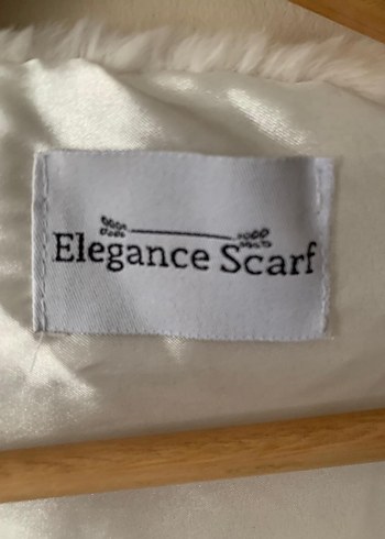 Broşlu peluş beyaz etol - Görsel 7