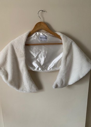 Broşlu peluş beyaz etol - Görsel 6