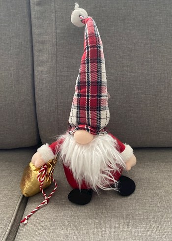 Kırmızı Ekose Şapkalı Yılbaşı Biblosu - Görsel 4