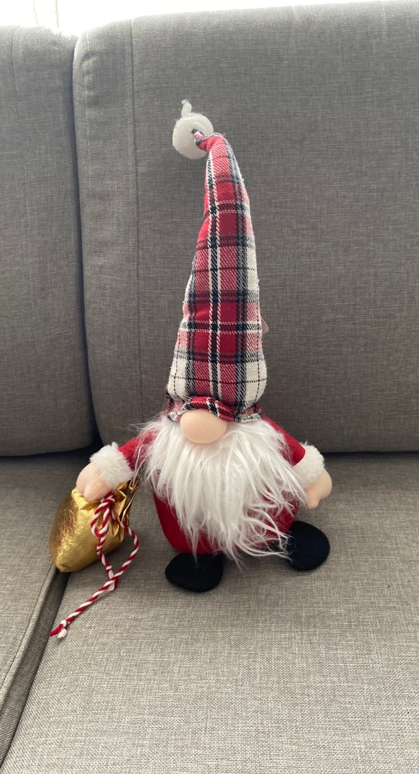 Kırmızı Ekose Şapkalı Yılbaşı Biblosu - Görsel 4