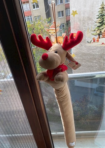 Renkli Geyik Peluş Oyuncak - Görsel 2