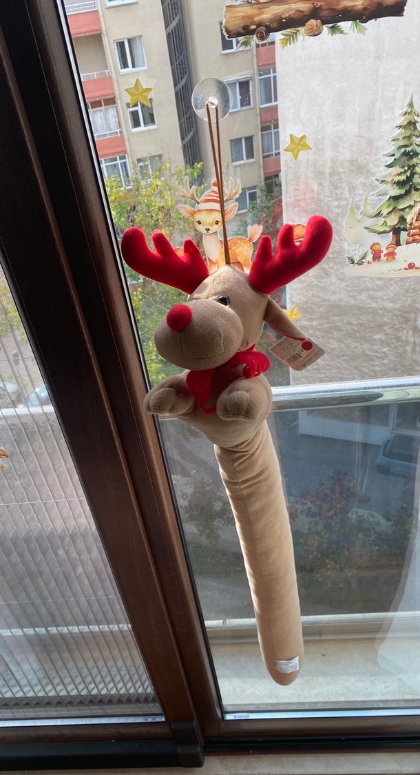 Renkli Geyik Peluş Oyuncak - Görsel 2