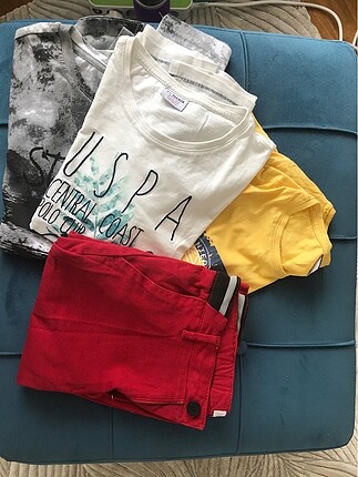 Zara şort ve Polo tişört