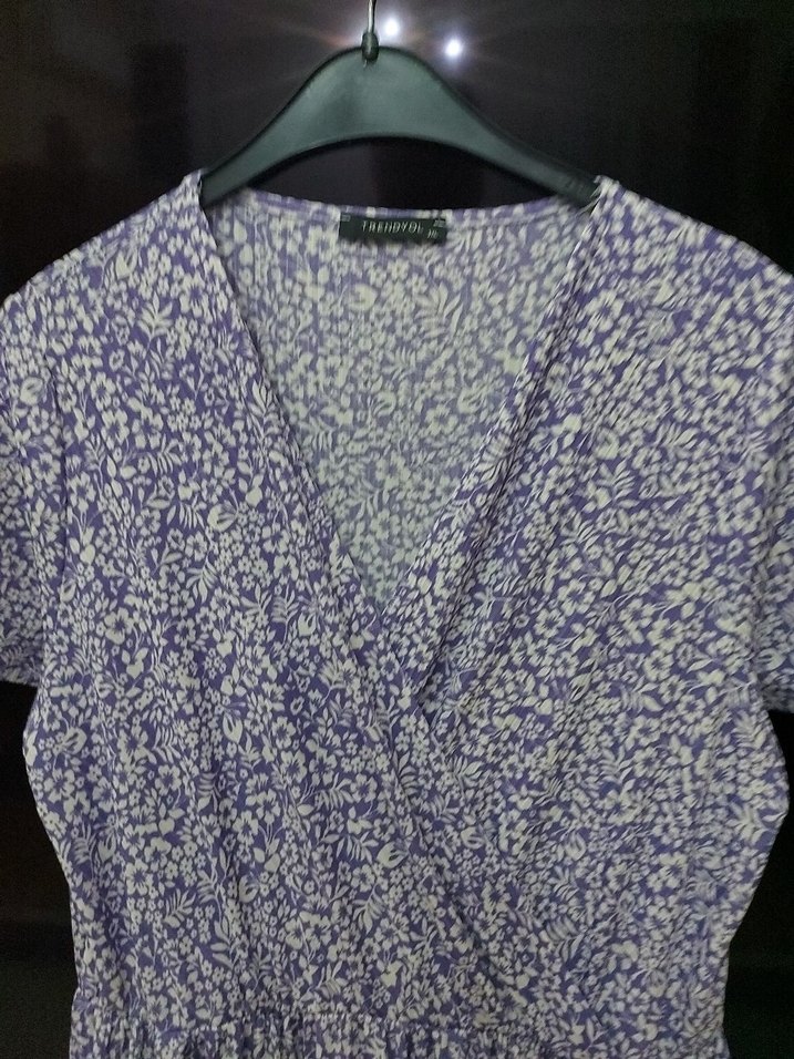 trendyol çiçekli elbise - Görsel 2