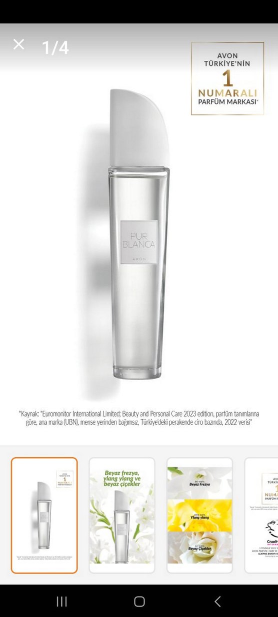 Avon Pur Blanca Kadın Parfümü - Görsel 3