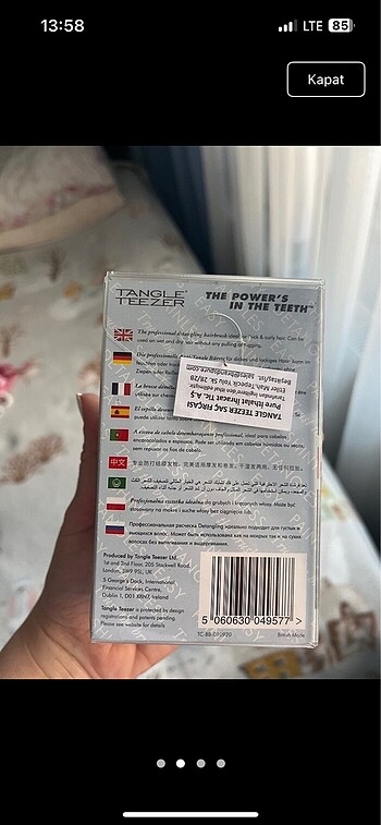 Diğer Tangle teezer tarak