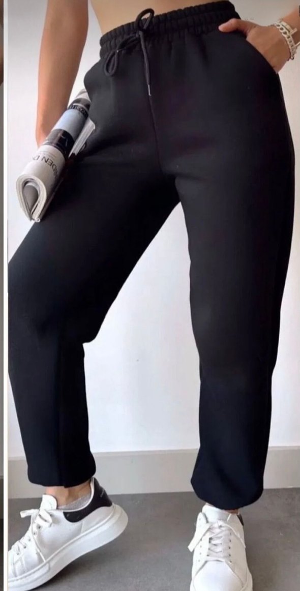 Gri Kadın Rahat Kesim Eşofman Altı - Görsel 3