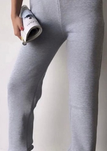 Gri Kadın Rahat Kesim Eşofman Altı - Görsel 3