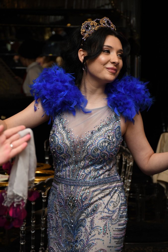 Mor Boncuklu Cam Taç - Görsel 4