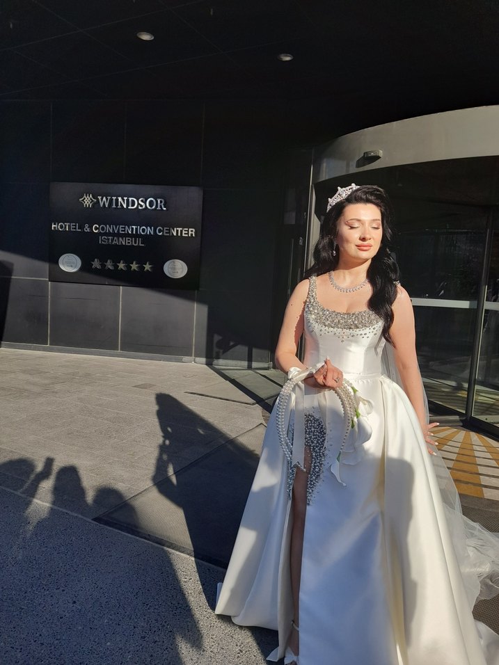 nüans haute coutre gelinlik - Görsel 4