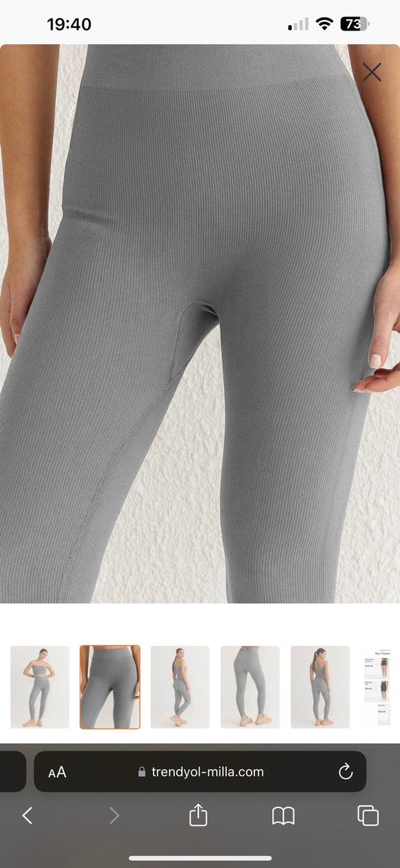 gri fitilli tayt - Görsel 2