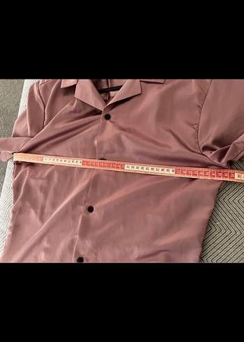 saten kısa kollu gömlek - Görsel 4