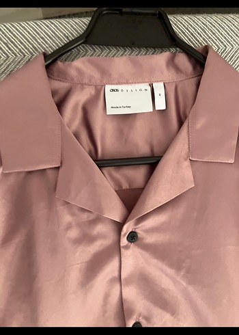 saten kısa kollu gömlek - Görsel 2