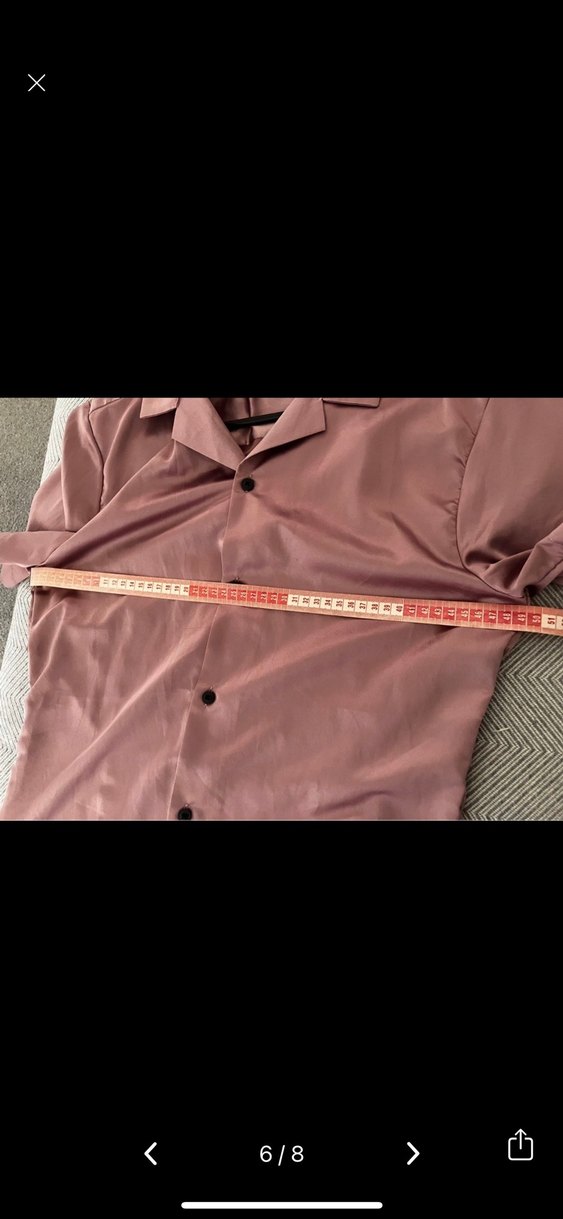 saten kısa kollu gömlek - Görsel 4