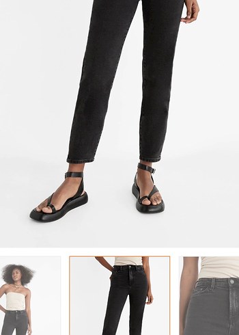 stradivarius mom jean - Görsel 2