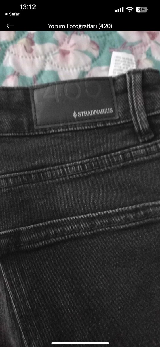 stradivarius mom jean - Görsel 3